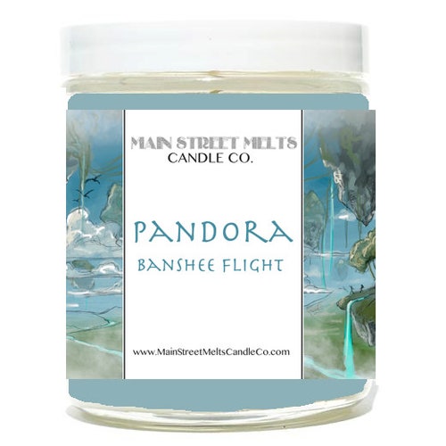 PANDORA BANSHEE FLIGHT Disney Inspired Candle 9oz Jar Natural Soy Wax Main Street Melts Candle Co. Magic Theme Park scent Flight of Passage