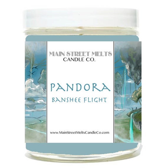 PANDORA BANSHEE FLIGHT Disney Inspired Candle 9oz Jar Natural Soy