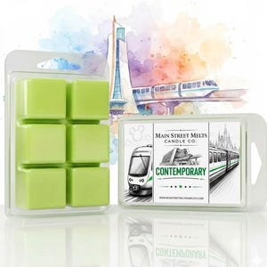 Contemporary Resort | Disney Inspired Wax Melt - Scented Soy Candle Tart image 1