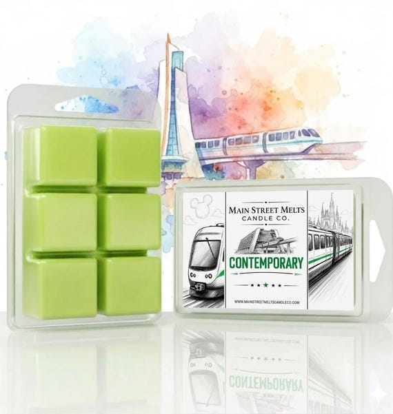 Contemporary Resort | Disney Inspired Wax Melt - Scented Soy Candle Tart