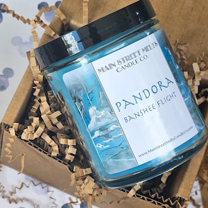 PANDORA BANSHEE FLIGHT Disney Inspired Candle 9oz Jar Natural Soy Wax Main Street Melts Candle Co. Magic Theme Park scent Flight of Passage