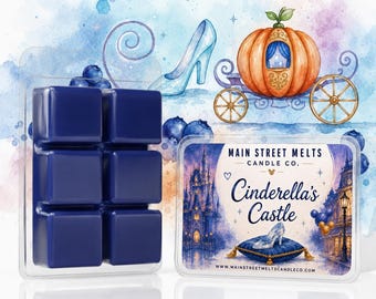 Cera aromática inspirada en el Castillo de Cenicienta / Disney - Pastilla de cera perfumada de soja