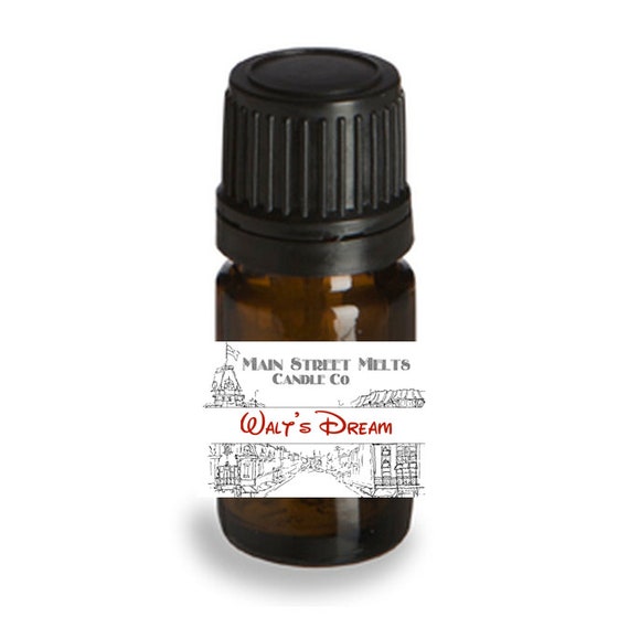 WALT'S DREAM Fragrance Oil for Diffuser Essential Oils Main Street Melts  Candle Co Disney Inspired Scents Fragrances 5mL Magic Mickey Office
