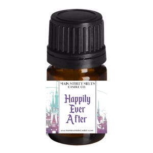 HAPPILY EVER AFTER Fragrance Oil for Diffuser Essential Oils Main Street Melts Candle Co. Disney Inspired Scent Fragrances 5mL Magic Wedding