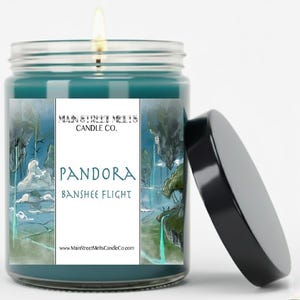 Candela profumata alla soia Pandora Banshee Flight / Disney Inspired - Fragranza Avatar 9oz