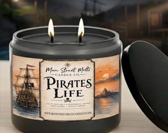 Pirates Life | Disney Inspired Scented Soy Candle - Pirates of the Caribbean Attraction Fragrance