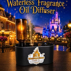 Diffuseur d'huile parfumée sans eau - Décoration d'intérieur Disney portable inspirée de la magie - Parfums Resort + Park par Main Street Melts Candle Co.