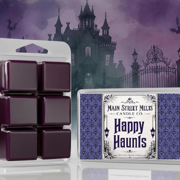 Happy Haunts | Disney Inspired Wax Melt - Scented Soy Candle Tart