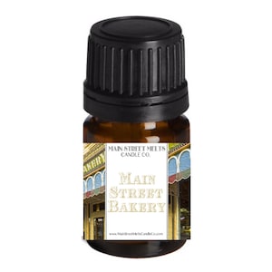 MAIN STREET BAKERY Fragrance Oil for Diffuser Essential Oils Main Street Melts Candle Co Disney Inspired Scents Fragrances 5mL Magic Kingdom