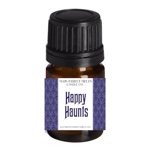 HAPPY HAUNTS Fragrance Oil for Diffuser Essential Oils Main Street Melts Candle Co. Disney Inspired Scents Fragrances 5mL HAUNTED Mansion