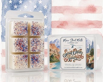 Soar Over America | Disney Soarin' Inspired Wax Melt - Scented Soy Candle Tart