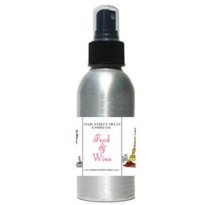 FOOD & WINE Fragrance Room Spray 4oz Spritz Theme Park Inspired Disney Scent fan magic gift Main Street Melts Candle Co. Epcot festival