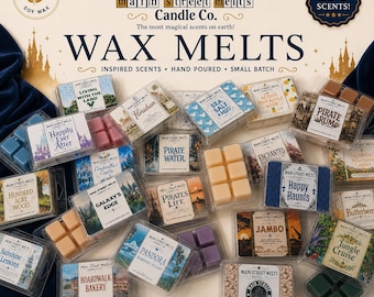 PICK 4 Disney Inspired Soy Wax Melts - You Pick from 100 Scents! - Variety Pack | Park + Resort Fragrances