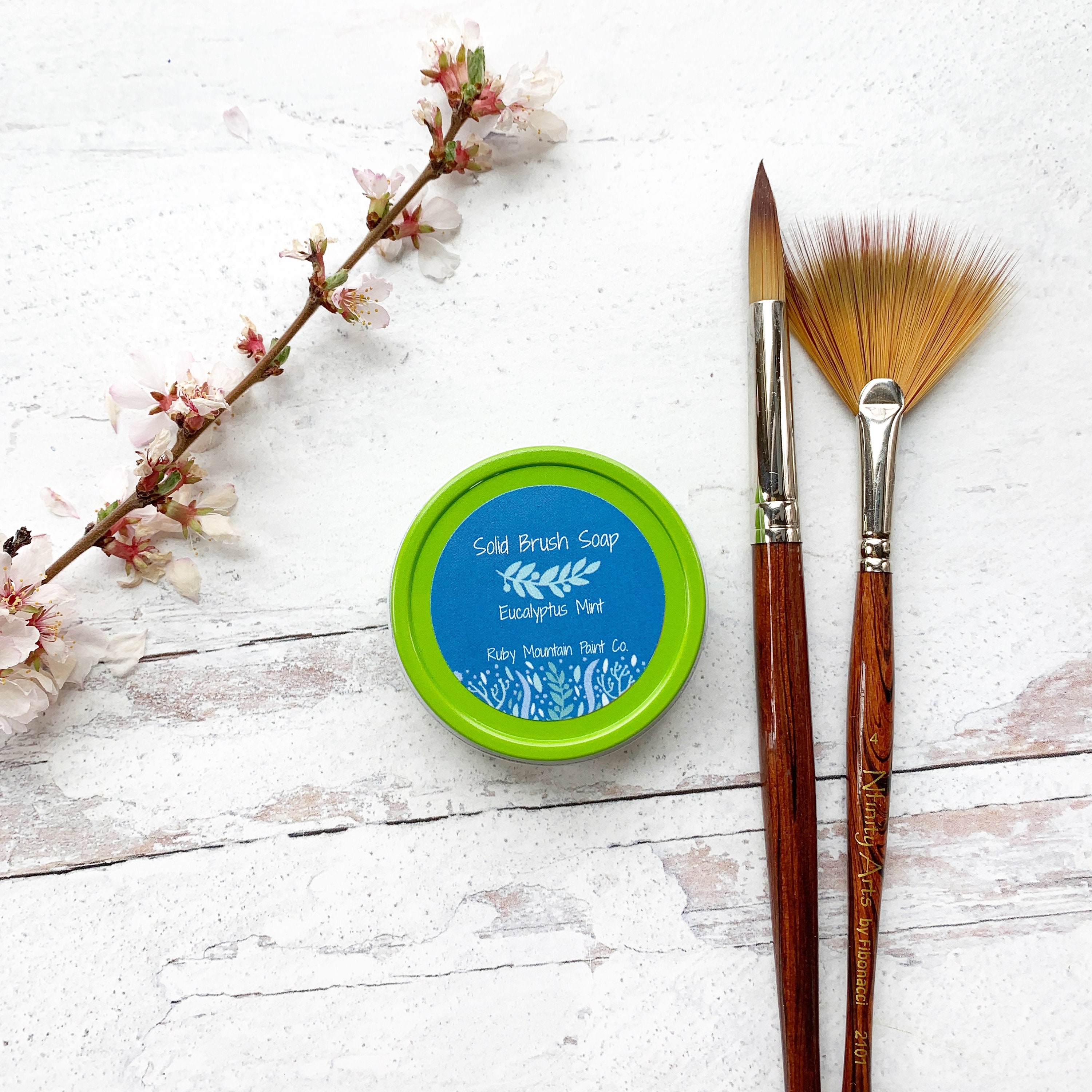 Solid Brush Soap for Paint Brushes Vegan/Crueltyfree Etsy