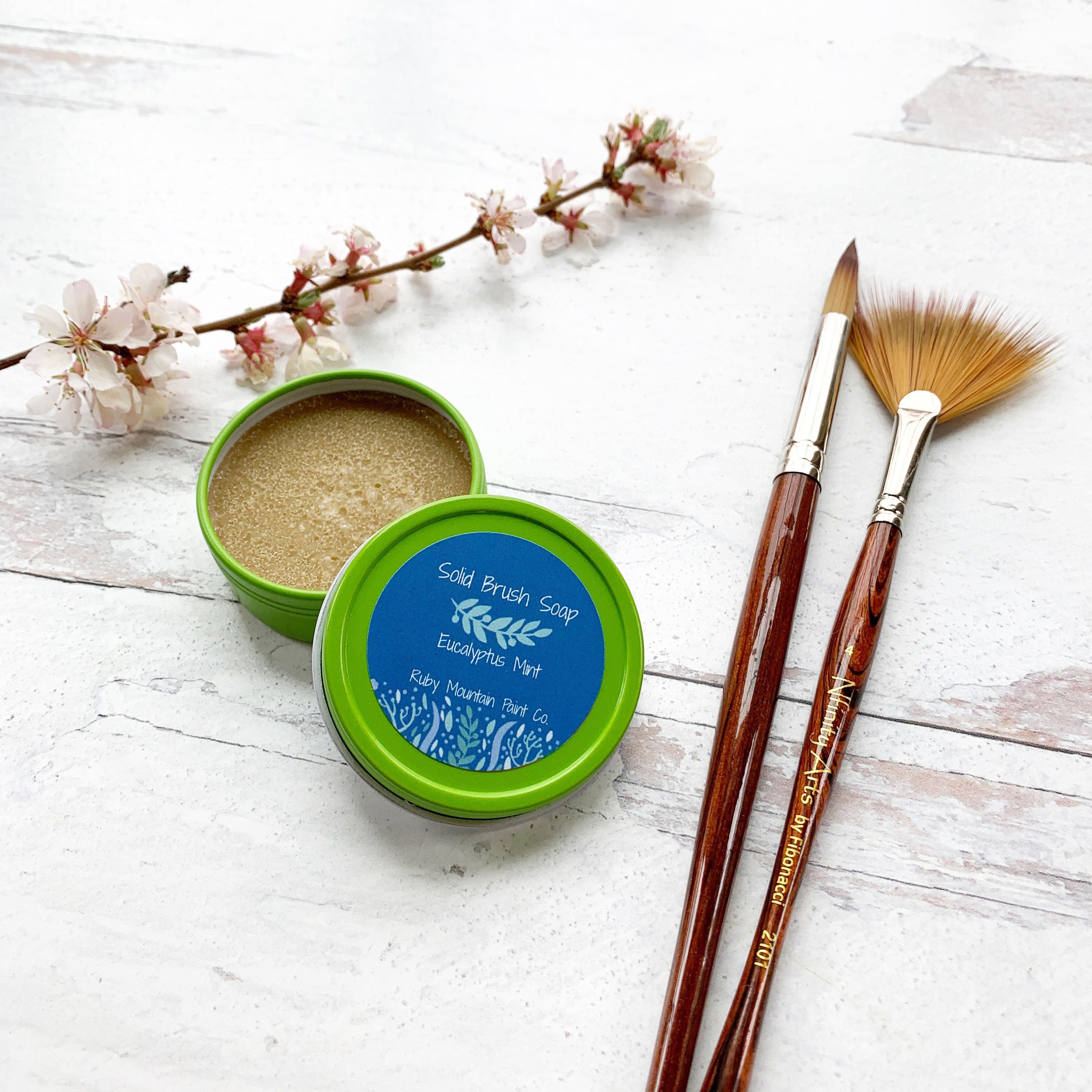 Solid Brush Soap for Paint Brushes Vegan/Crueltyfree Etsy