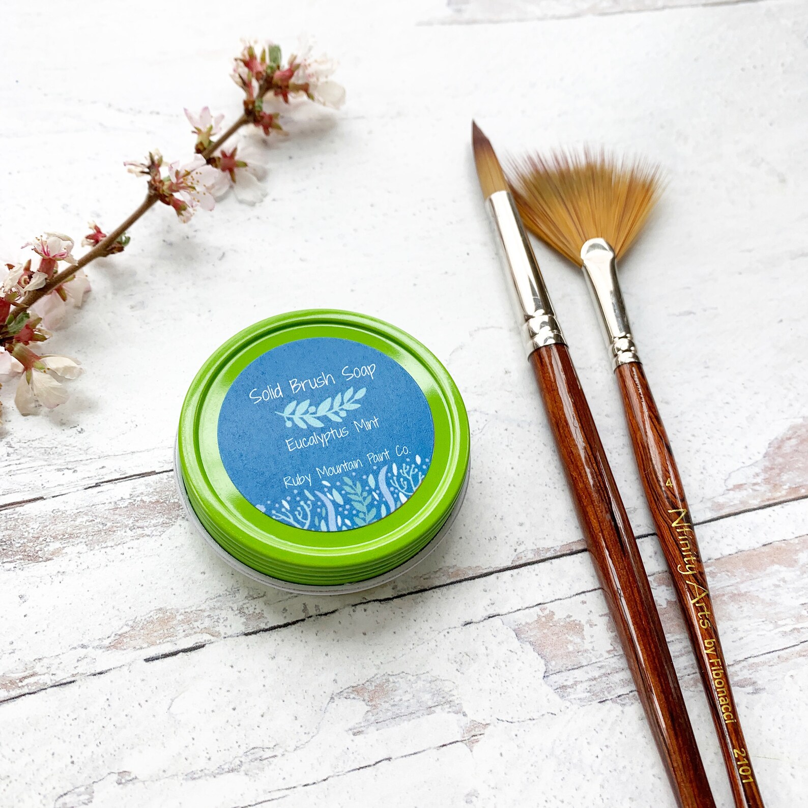 Solid Brush Soap for Paint Brushes Vegan/Crueltyfree Etsy