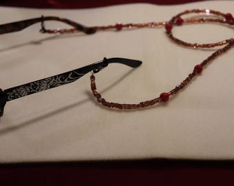 Ruby Disco Eyeglasses Chain