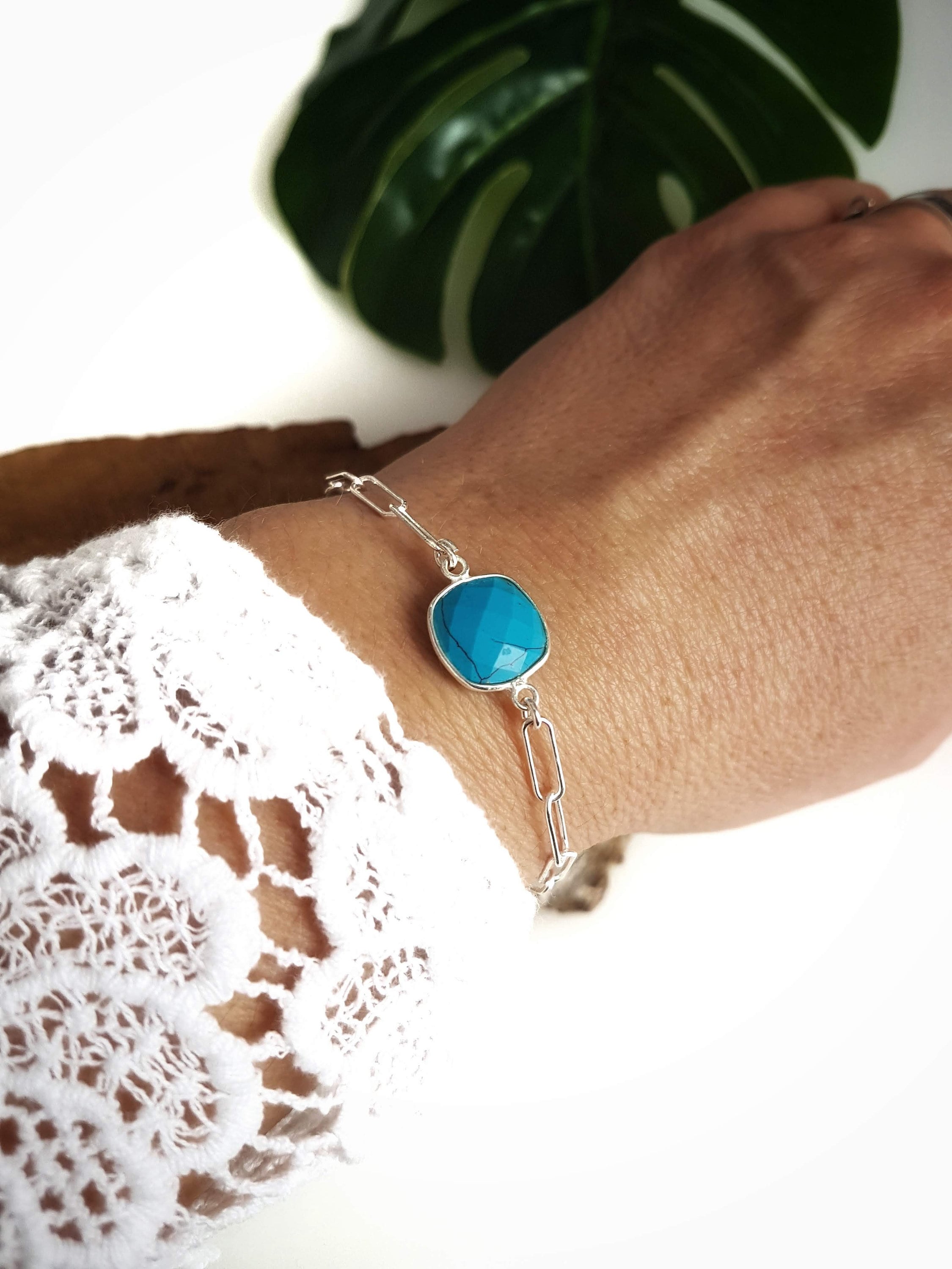 VAIANA 925 Silver Bracelet for Women Large Links and - Etsy