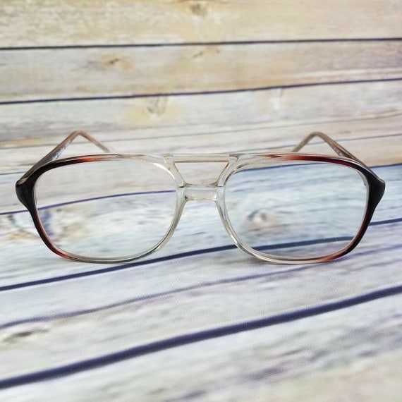 vintage eyeglasses brown fade Gem
