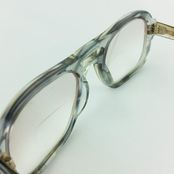 UOC 820 Eyeglasses 52-22 Gray Plastic Vintage Eye… - image 9