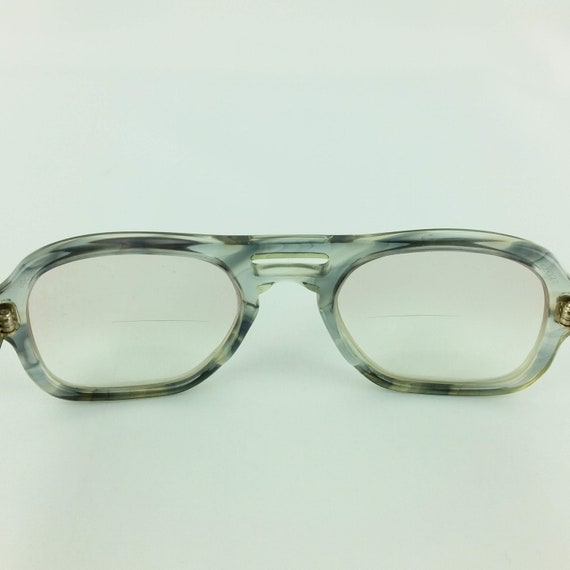 UOC 820 Eyeglasses 52-22 Gray Plastic Vintage Eye… - image 8