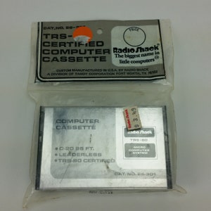 Tandy Radio Shack TRS 80 Cassette Certified Computer Unopened New Old Stock