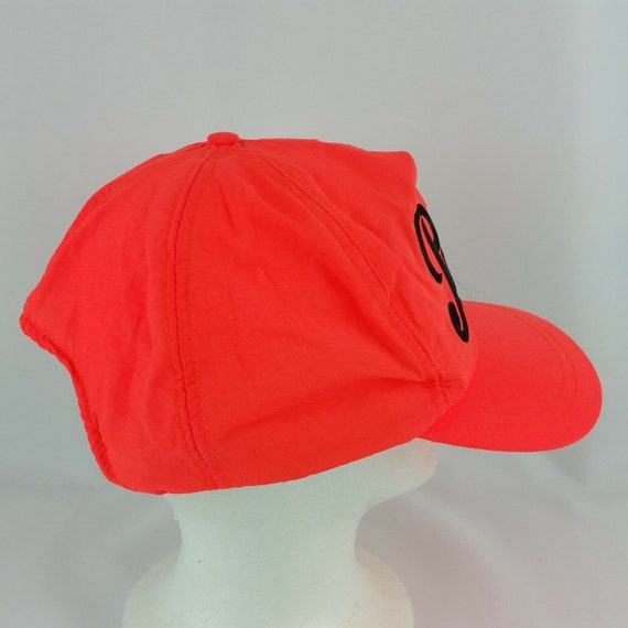 Pepsi Cola Neon Orange Snapback Nylon Hat or Cap … - image 7