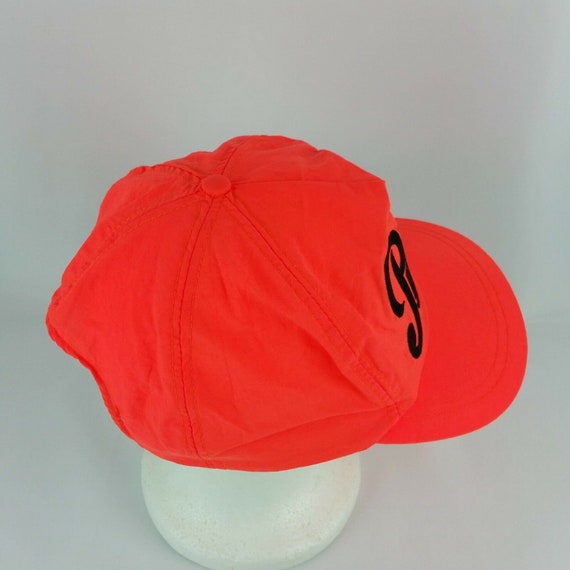 Pepsi Cola Neon Orange Snapback Nylon Hat or Cap … - image 8