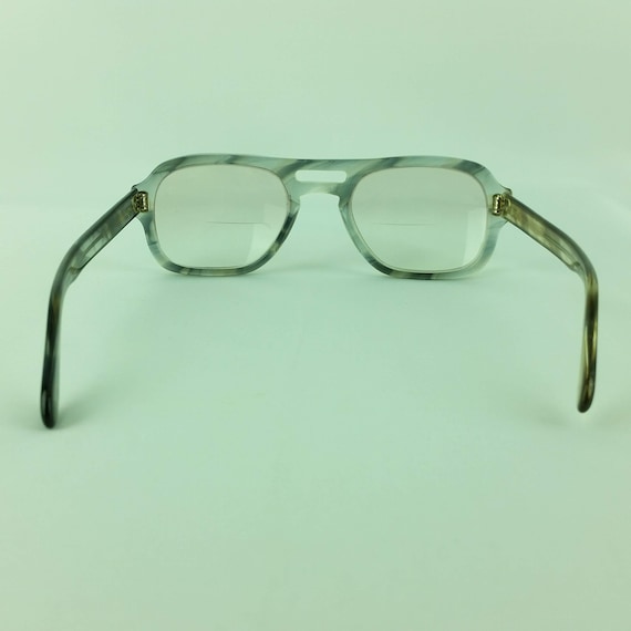 UOC 820 Eyeglasses 52-22 Gray Plastic Vintage Eye… - image 5