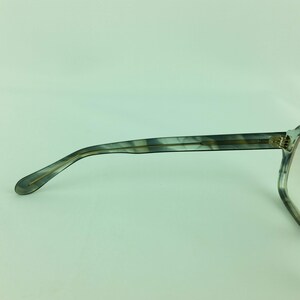 UOC 820 Eyeglasses 52-22 Gray Plastic Vintage Eyeglass Frames 4 5 3/4 Translucent image 6