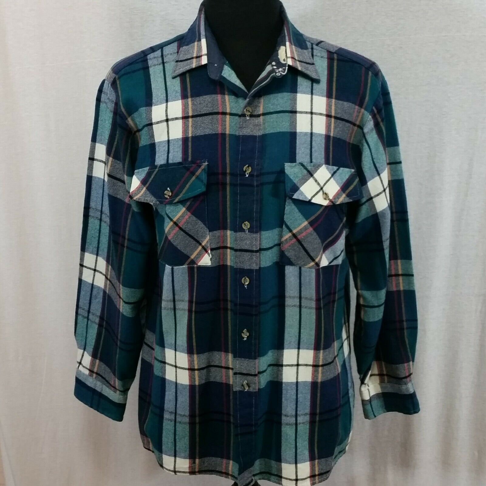 Backpacker Vintage Plaid Mens Large 