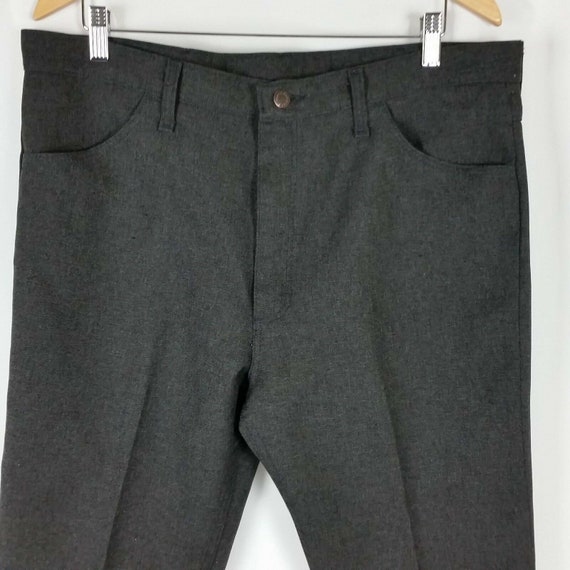 Wrangler Wrancher Mens 38 X 30 Dark Gray Vintage Polyester - Etsy