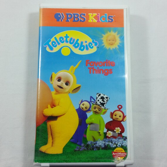 Teletubbies Favorite Things Vol 4 VHS VCR Tape 1999 PBS Kids Etsy