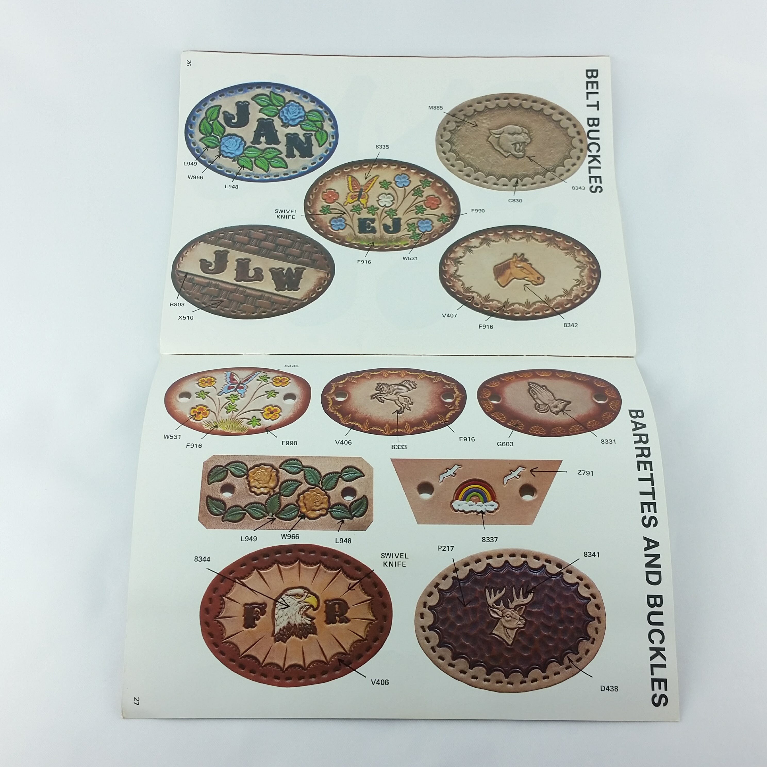 Stamping Step Two by Hurst Tandy Leather 1986 Booklet 1898 Vintage Etsy