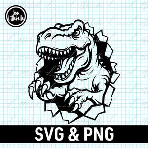 T rex Svg, T rex Scratch Svg, Dinosauro Svg, Tirannosauro Rex Svg, T rex Clipart, File di taglio T rex, T rex Cricut, Dino Scratch Svg / LTS-1572