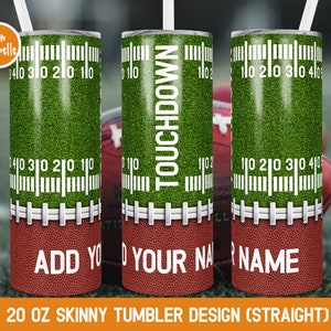 Fußball Tumbler Png, 20oz Skinny Tumbler Sublimation Design, Tumbler Wrap Png, American Football Tumbler | LTS-747