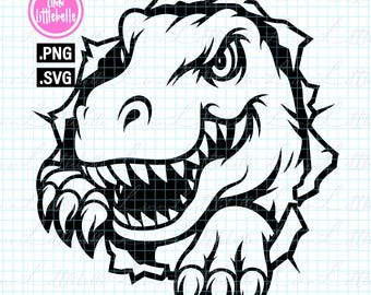 T rex Svg, T Rex Scratch Svg, Dinosaur Svg, Tyrannosaurus Rex Svg, T rex Clipart, T rex Cut file, T rex Cricut, Dino Scratch Svg | LTS-1639