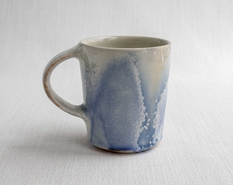 Handmade Wood Fired Ceramic Mug | Woodfired Pottery | Crystalline Glazed Mug | Tea Mug | Coffee Cup | Porcelain Mug