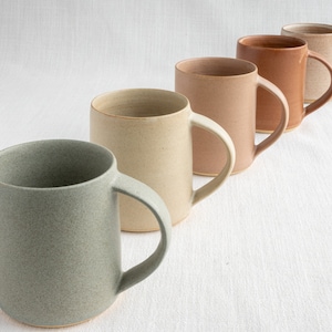 Large Cozy 14 oz Handmade Ceramic Mug | Tea Mug | Stoneware Coffee Cup | Large Clay Mug | Handmade Pottery Mug