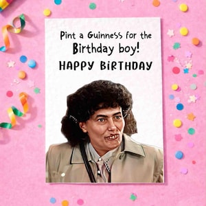 静止画ゲームグリーティングカード -エディス- 面白いテレビ番組の誕生日カード