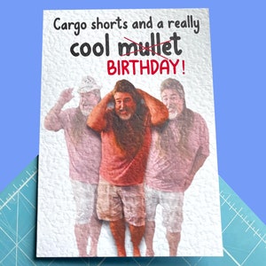 Cargoshorts en een echt coole harder - verjaardagswenskaart - gelukkige verjaardag - blijkbaar is het je verjaardag - humoristische kaart - virale meme