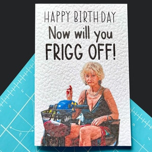 Madge Grußkarte - Will You Frig Off! - Humorvolle Karte