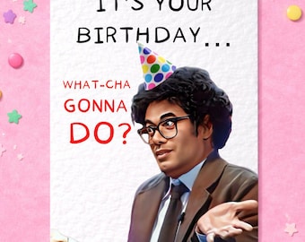 Richard Ayoade - Bob Mortimer - Cartão de Aniversário - O Que Você Vai Fazer? - Comediante Engraçado