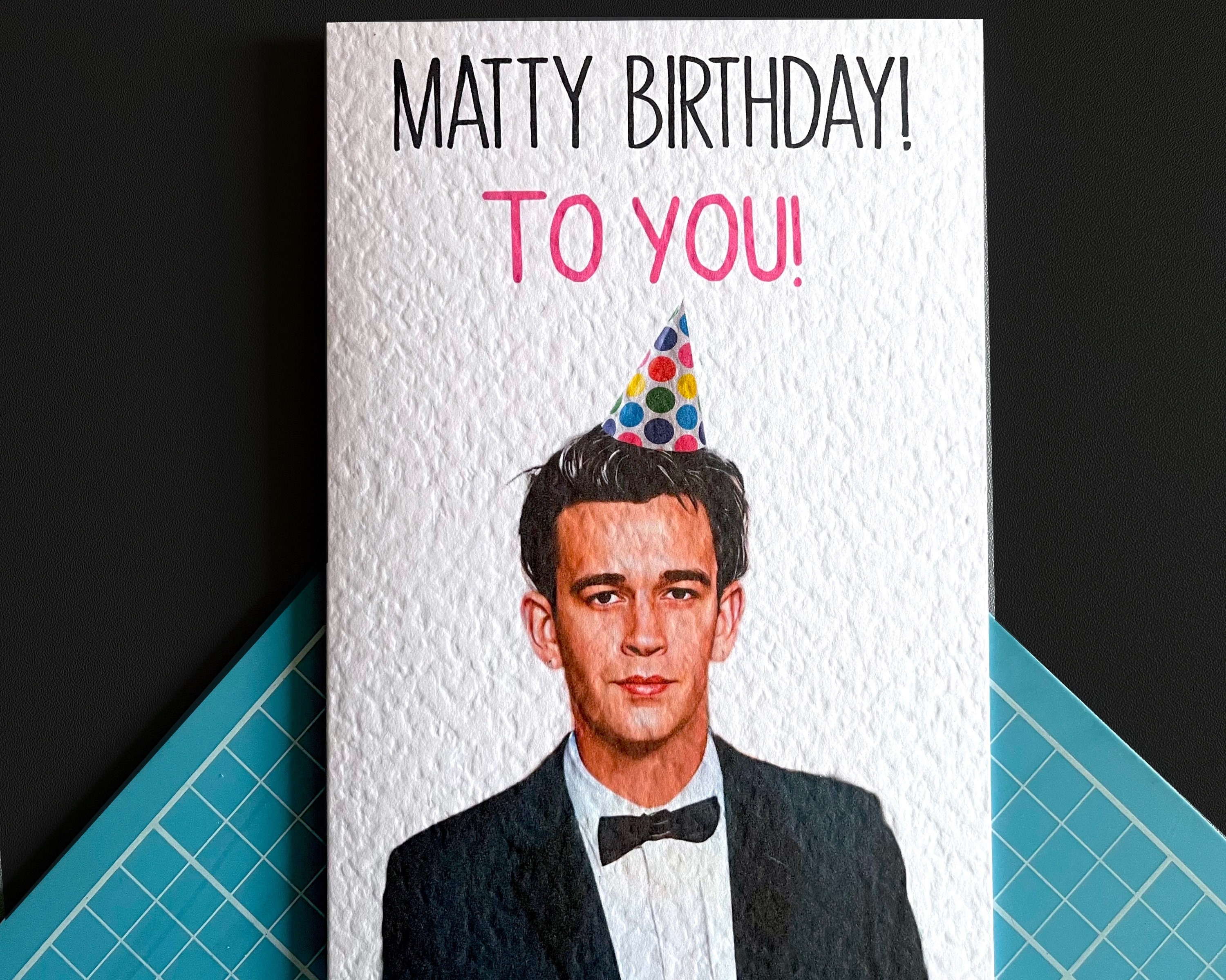 Matty Healy Birthday Greeting Card Matty Happy Birthday 1975 Humorous