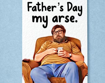 Tarjeta divertida para el Día del Padre: Tarjeta de felicitación humorística para papá