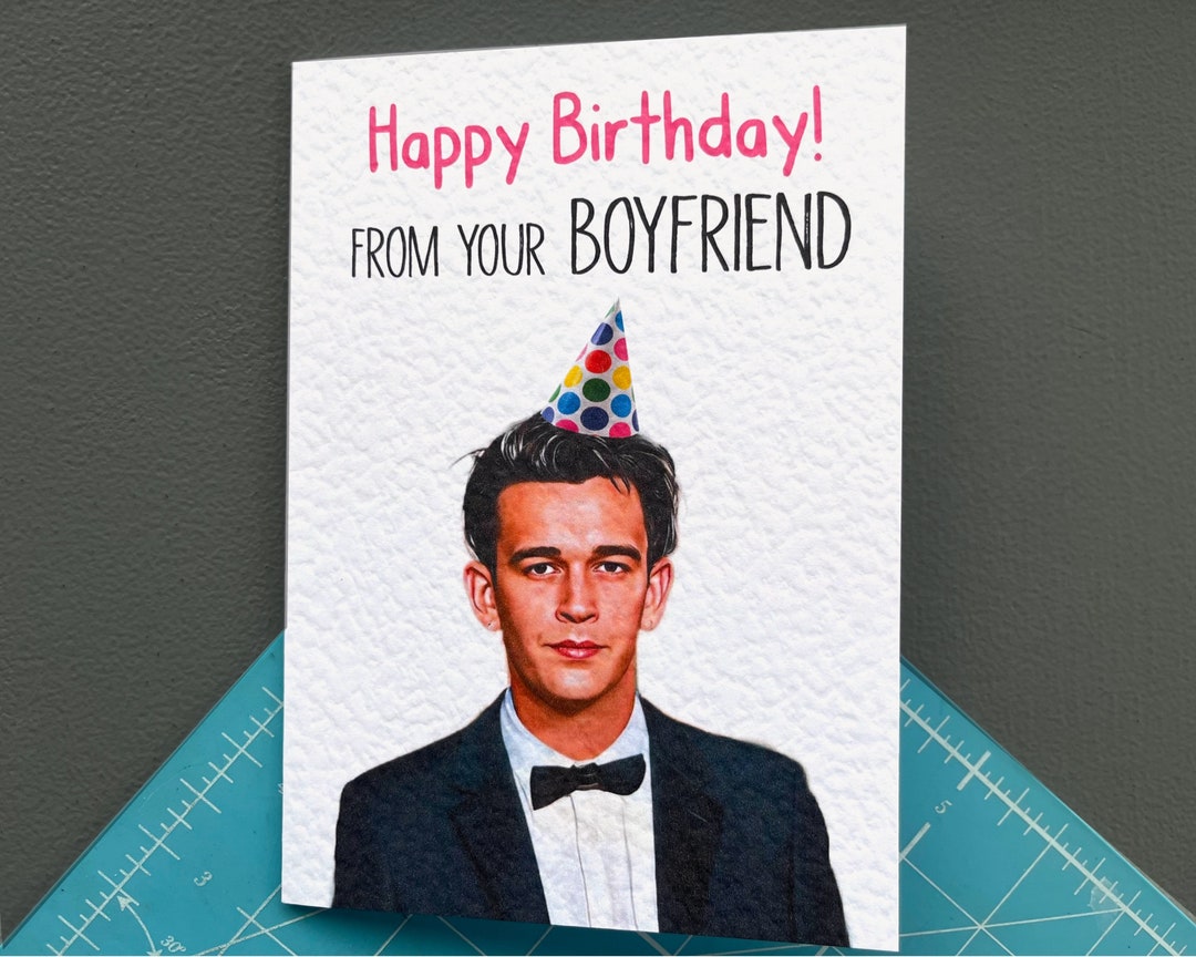 Matty Healy Birthday Greeting Card Happy Birthday 1975 Humorous Card