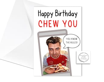 Beavo Birthday Card -  Tiktok Star - Famous Tiktok  -You Know The Rules - Beavo Chew