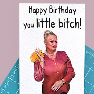 Kim Woodburn Geburtstagskarte – Lustige Grußkarte – Big Brother