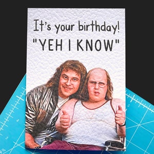 Andy en Lou grappige kaart - grappige Britse comedyshow - beroemde acteur - Yeh I Know