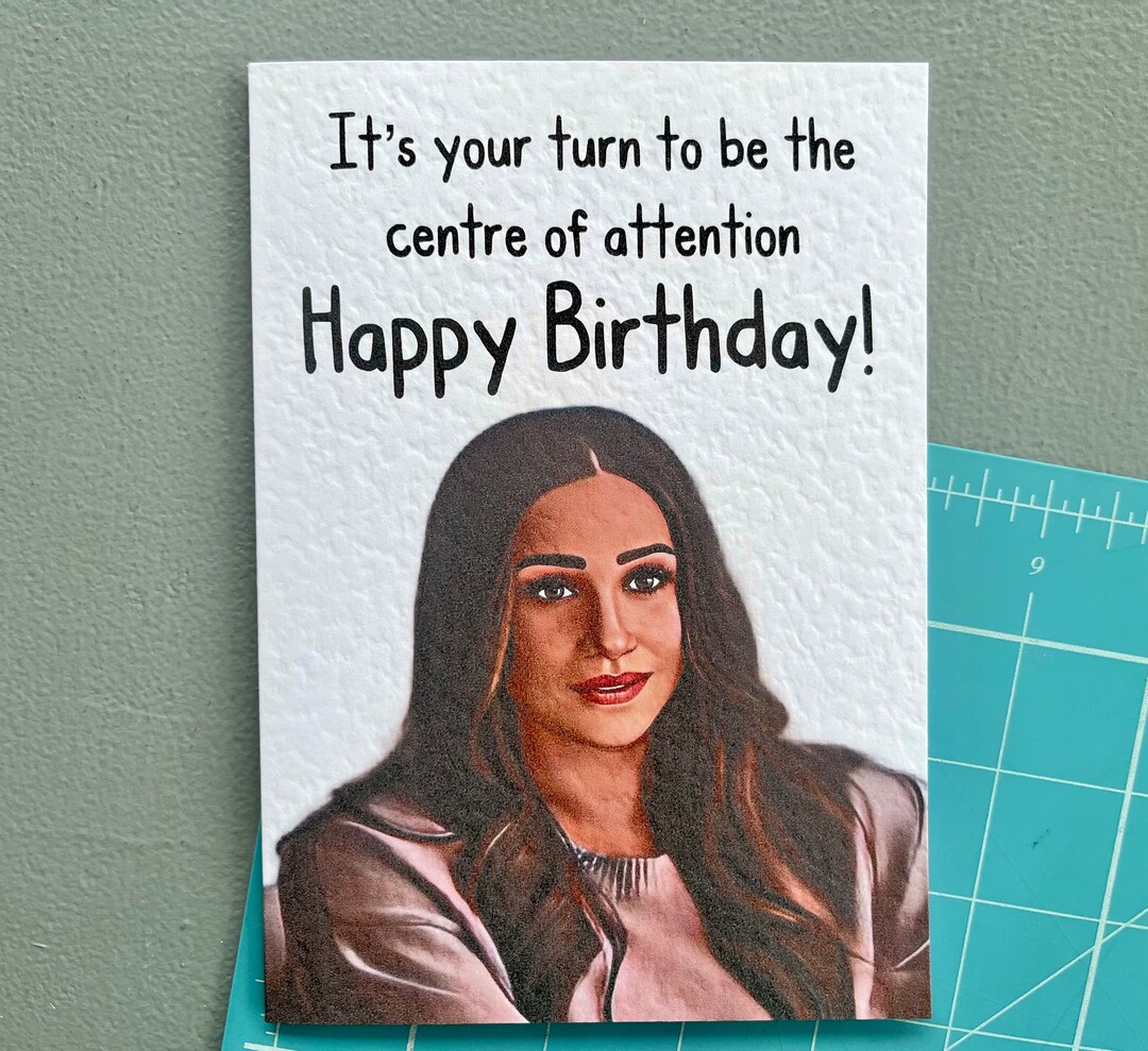 Meghan Markle Birthday Greeting Card Funny Royal Family Card Prince